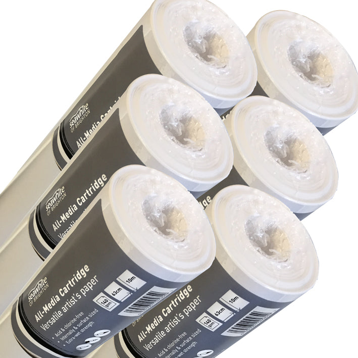 Seawhite 140gsm All-Media Cartridge Paper Roll