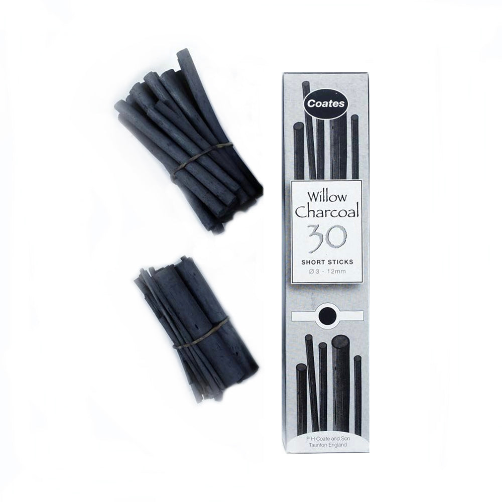 Willow Charcoal Sticks, Short