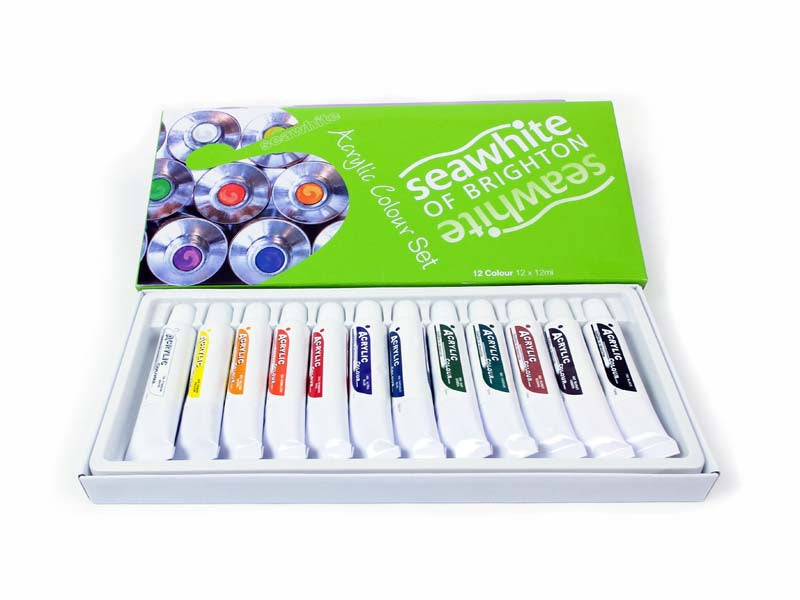 Small Acrylic Paint Set, 12 x 12ml tubes