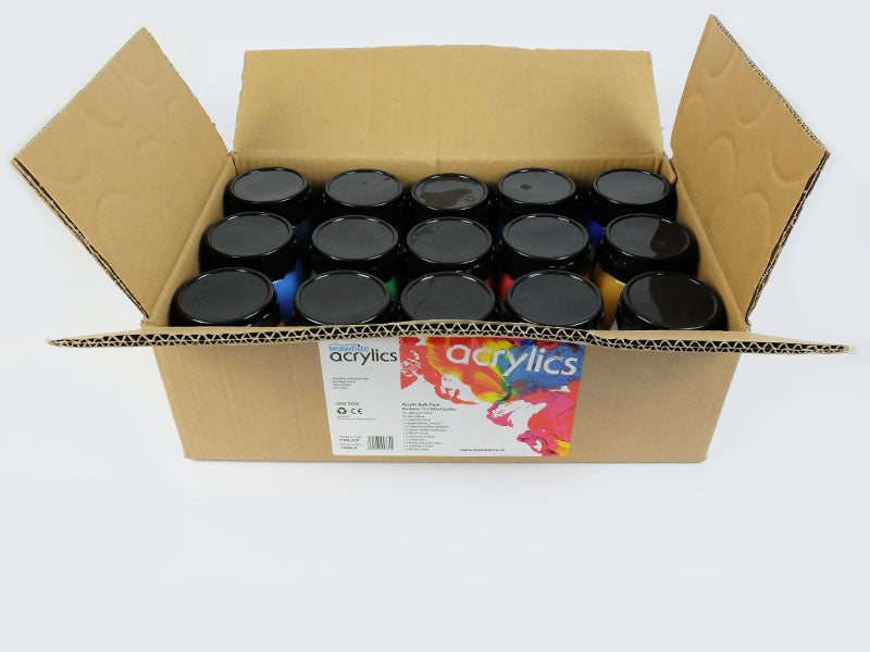 Acrylic Paint Value Pack 15 x 500ml