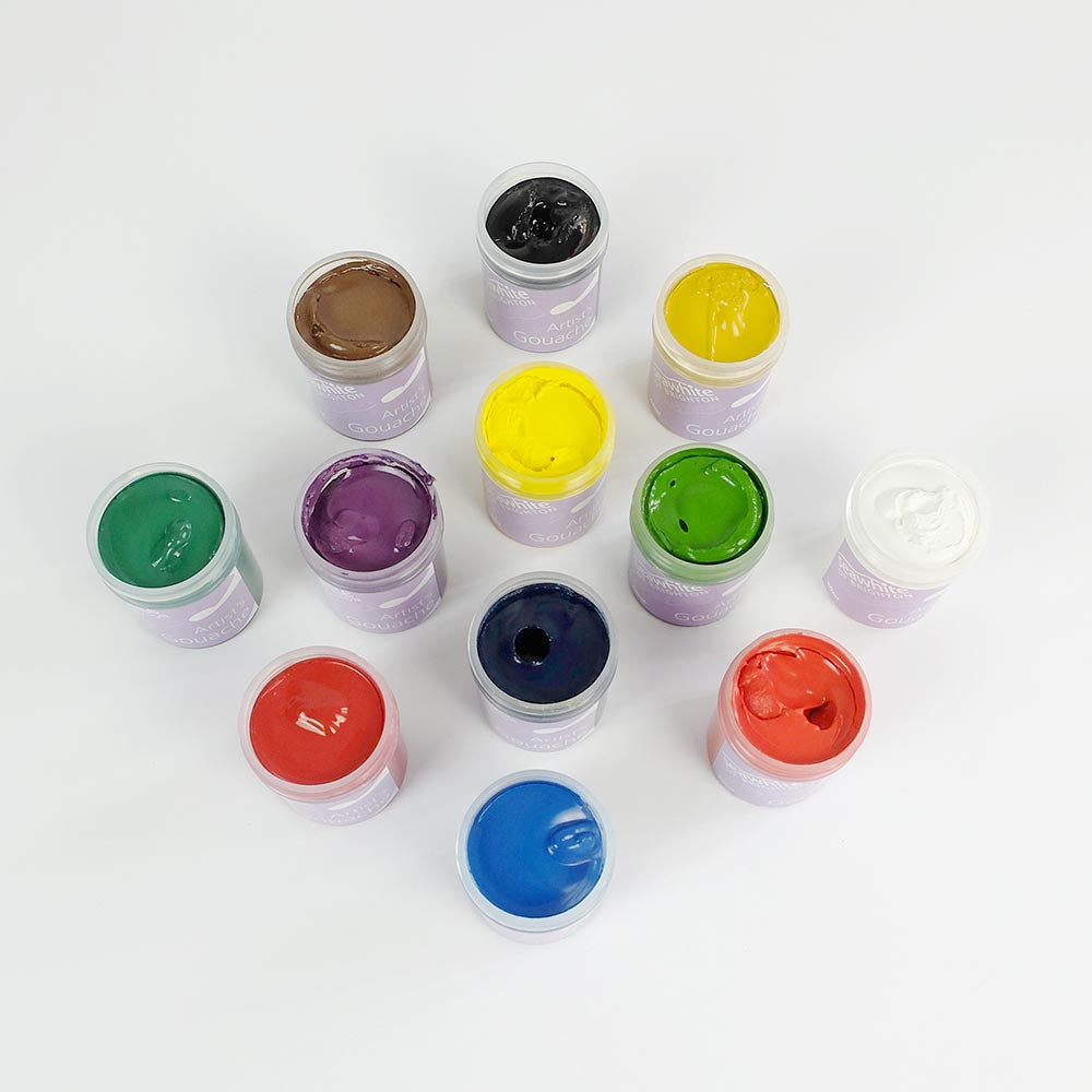 Super Gouache Paint Set, 12 x 40mL