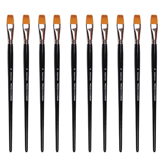 Golden Synthetic Brush, Flat