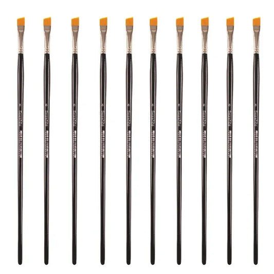 Golden Synthetic Brush, Angled