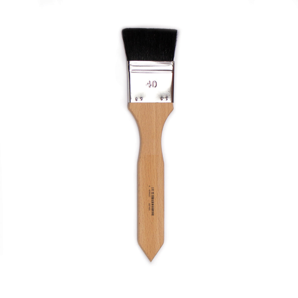 Ox Hair Wash Brush, Flat