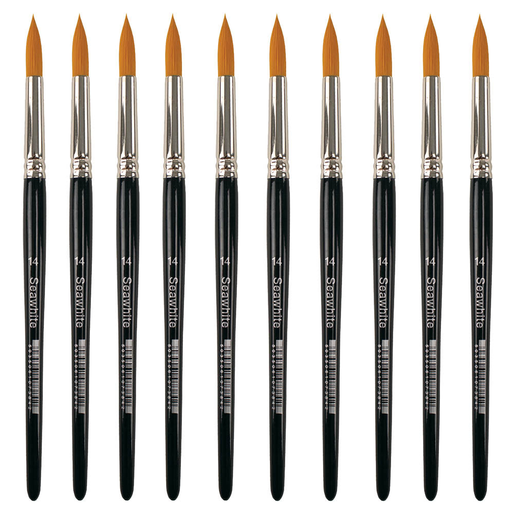 Golden Synthetic Brush, Pointed