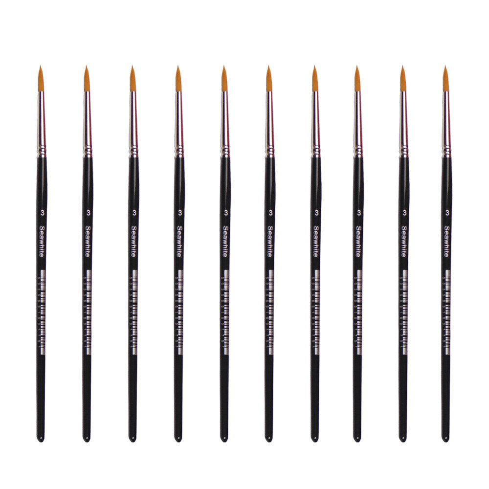 Golden Synthetic Brush, Pointed