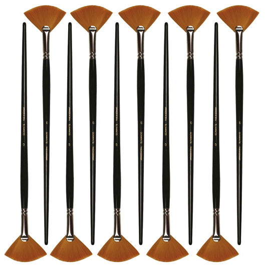 Golden Synthetic Brush, Fan