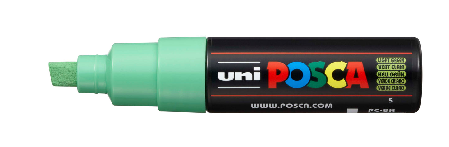 Uni Posca Paint Marker Broad Chisel, 8mm Tip - PC-8K
