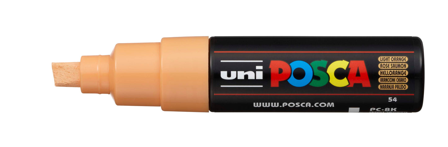 Uni Posca Paint Marker Broad Chisel, 8mm Tip - PC-8K