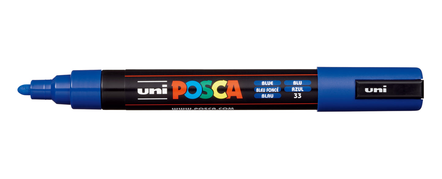 Uni Posca Paint Marker Medium, 1.8 - 2.5mm Bullet Tip - PC-5M