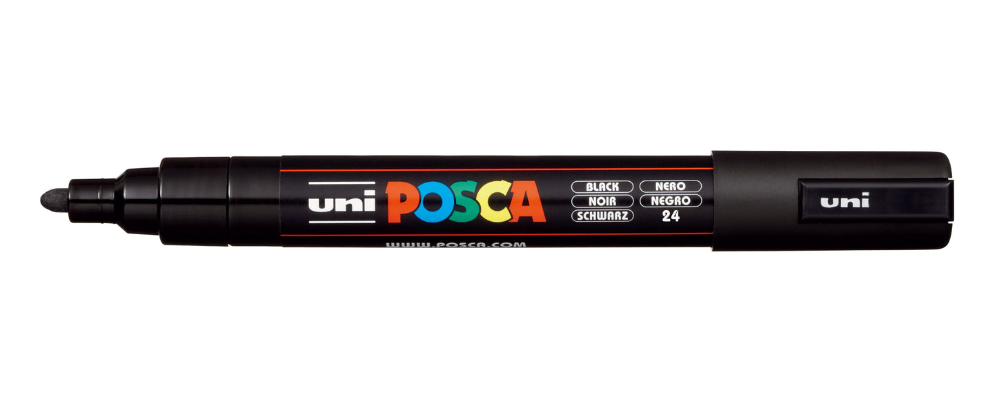 Uni Posca Paint Marker Medium, 1.8 - 2.5mm Bullet Tip - PC-5M