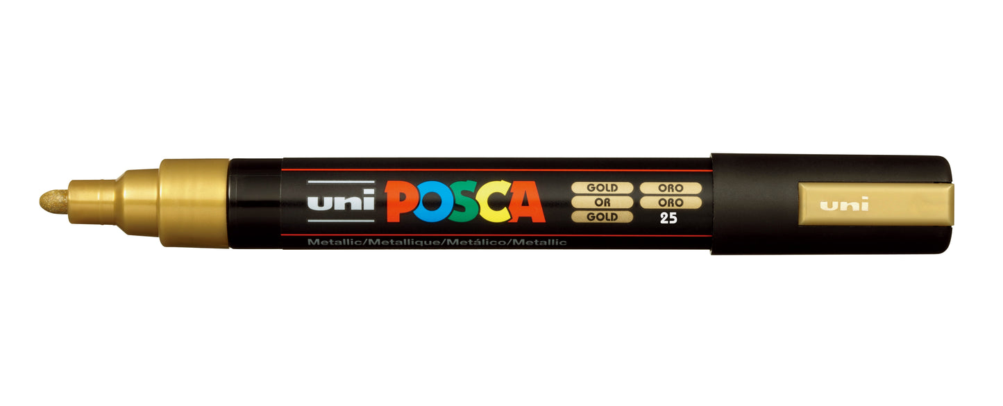 Uni Posca Paint Marker Medium, 1.8 - 2.5mm Bullet Tip - PC-5M