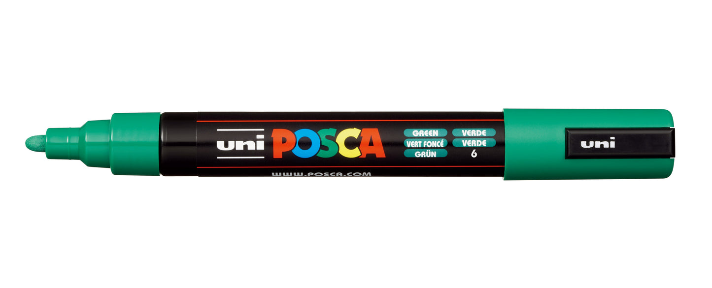Uni Posca Paint Marker Medium, 1.8 - 2.5mm Bullet Tip - PC-5M