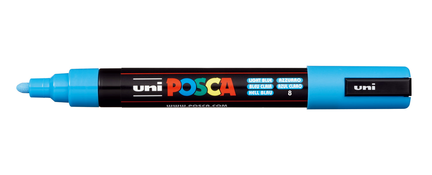 Uni Posca Paint Marker Medium, 1.8 - 2.5mm Bullet Tip - PC-5M