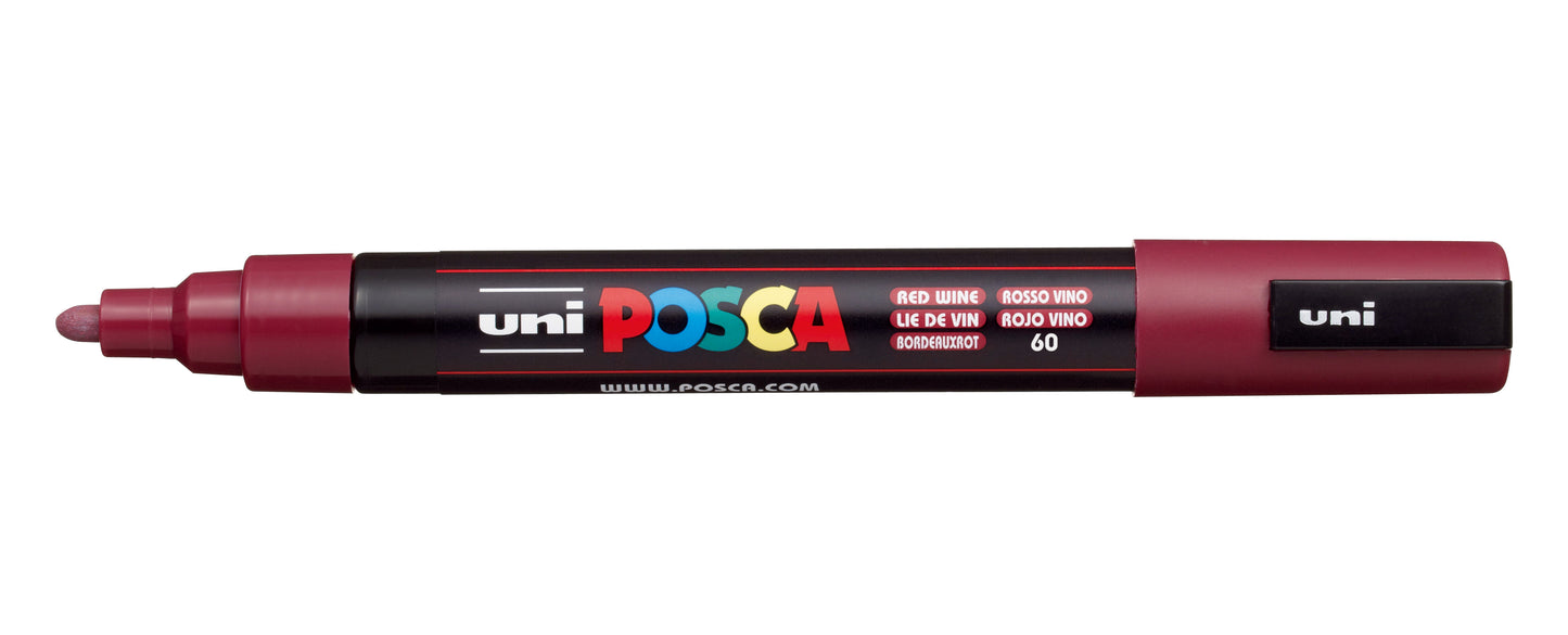 Uni Posca Paint Marker Medium, 1.8 - 2.5mm Bullet Tip - PC-5M