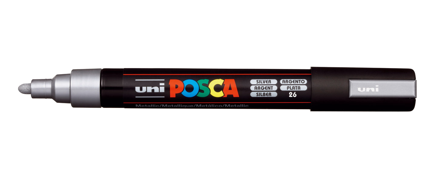 Uni Posca Paint Marker Medium, 1.8 - 2.5mm Bullet Tip - PC-5M
