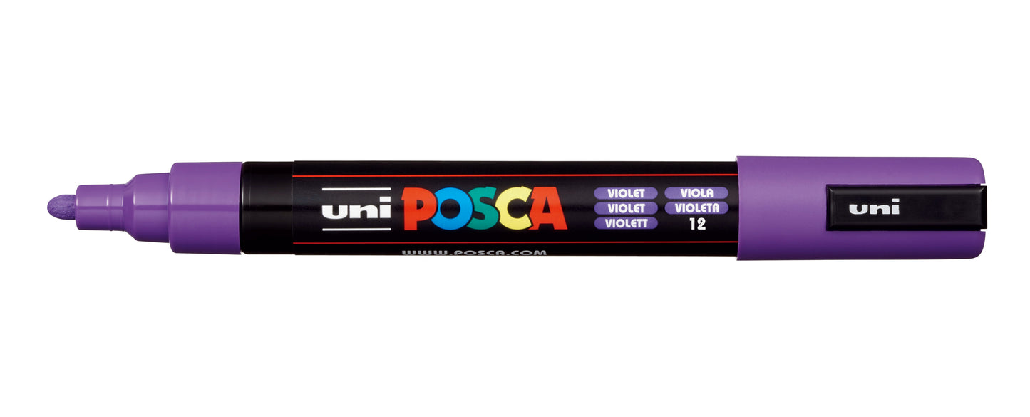 Uni Posca Paint Marker Medium, 1.8 - 2.5mm Bullet Tip - PC-5M