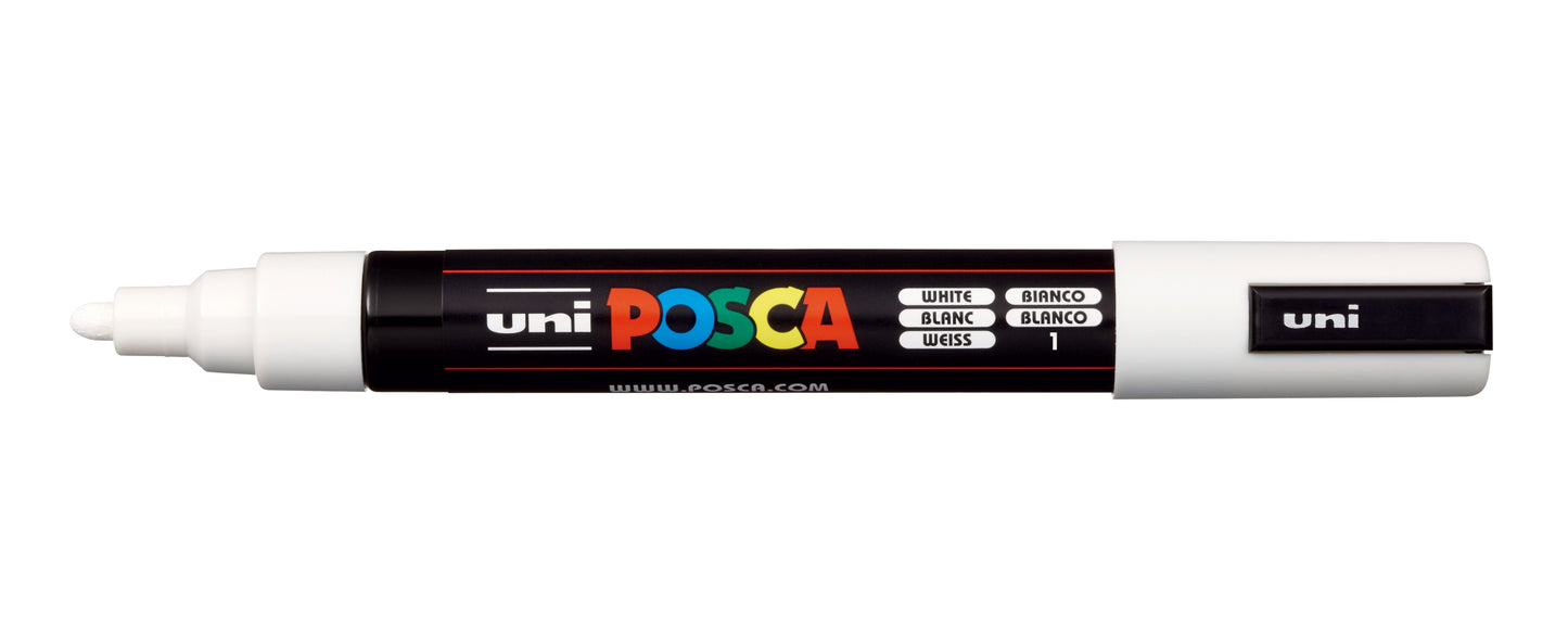 Uni Posca Paint Marker Medium, 1.8 - 2.5mm Bullet Tip - PC-5M
