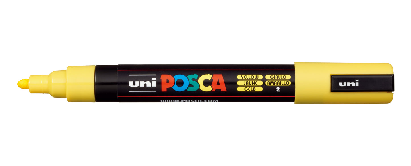 Uni Posca Paint Marker Medium, 1.8 - 2.5mm Bullet Tip - PC-5M