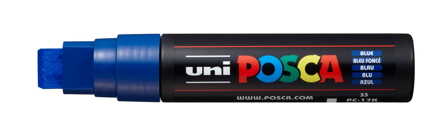 Uni Posca Paint Marker Extra Broad, 15 - 17mm Chisel Tip - PC-17K