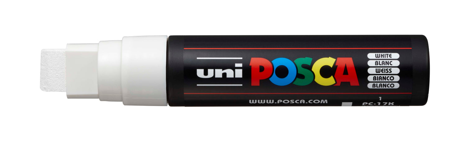 Uni Posca Paint Marker Extra Broad, 15 - 17mm Chisel Tip - PC-17K