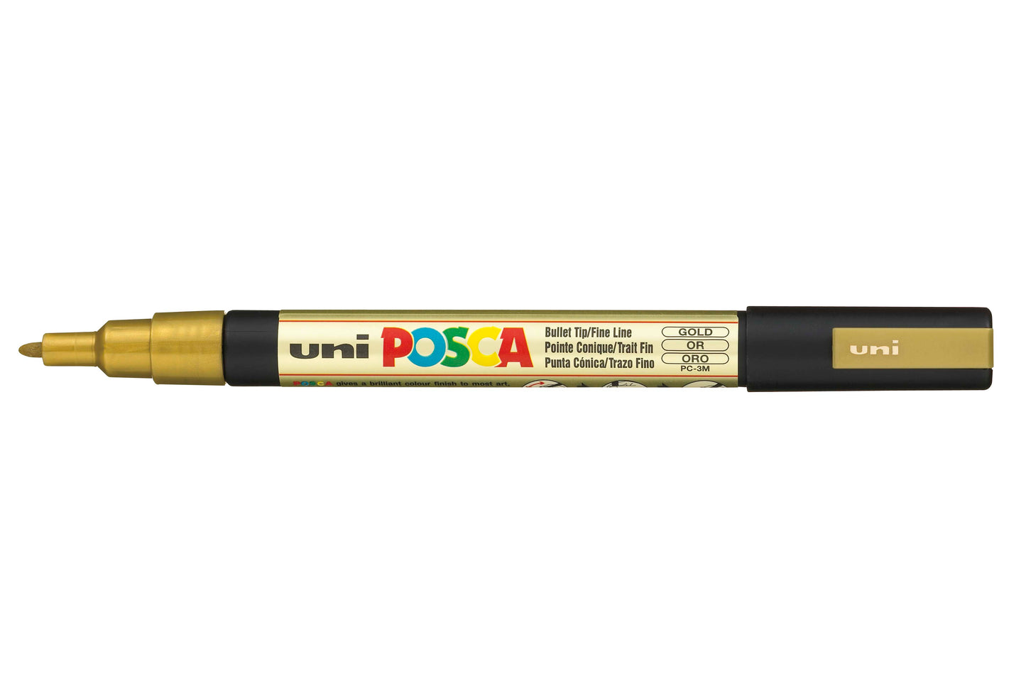 Uni Posca Paint Marker Fine, 0.9 - 1.3mm Bullet Tip - PC-3M