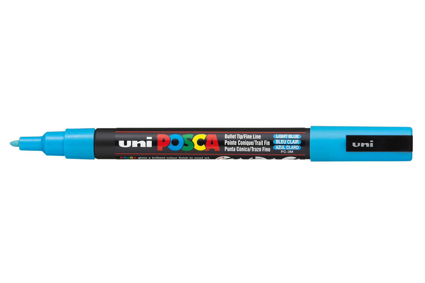 Uni Posca Paint Marker Fine, 0.9 - 1.3mm Bullet Tip - PC-3M