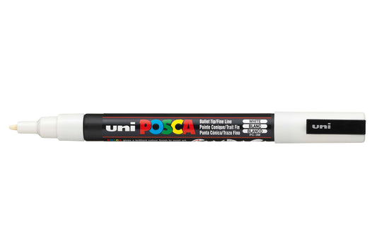 Uni Posca Paint Marker Fine, 0.9 - 1.3mm Bullet Tip - PC-3M