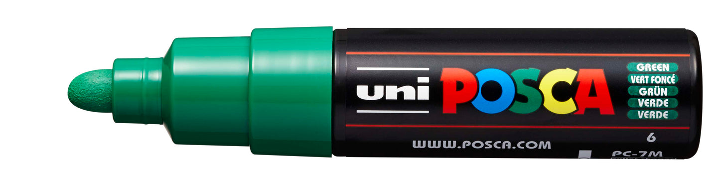 Uni Posca Paint Marker Large, 4.5 - 5.5mm Bullet Tip - PC-7M