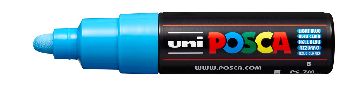 Uni Posca Paint Marker Large, 4.5 - 5.5mm Bullet Tip - PC-7M