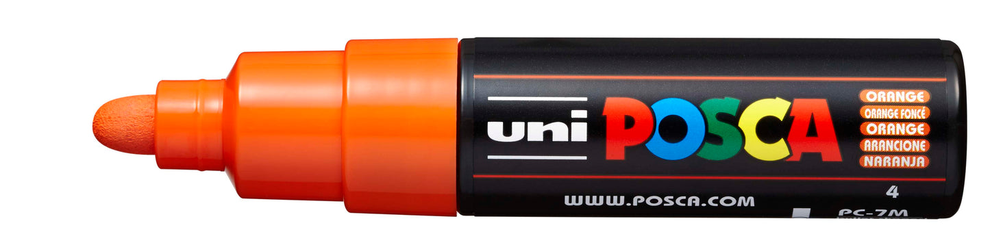 Uni Posca Paint Marker Large, 4.5 - 5.5mm Bullet Tip - PC-7M