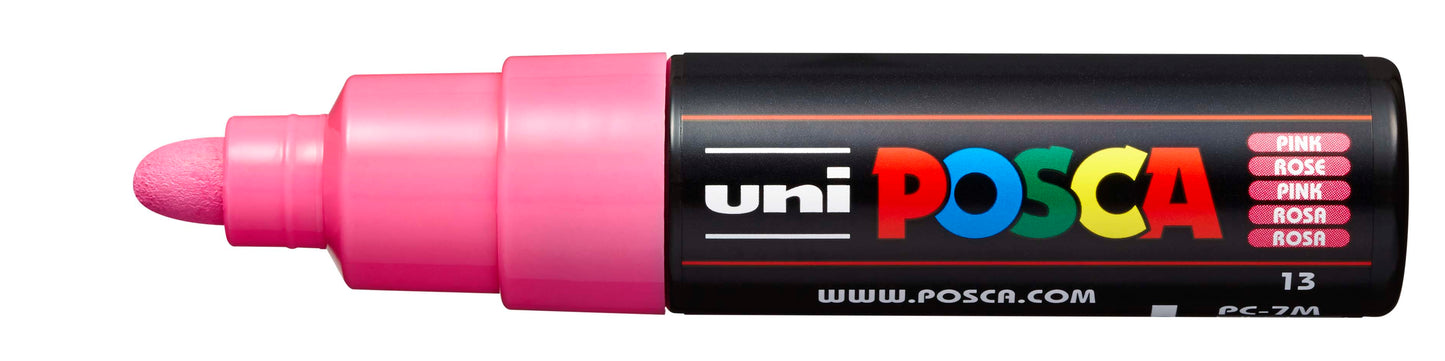 Uni Posca Paint Marker Large, 4.5 - 5.5mm Bullet Tip - PC-7M