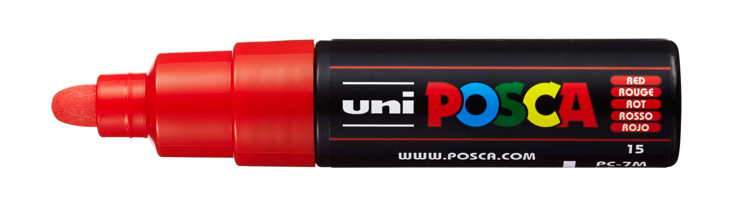 Uni Posca Paint Marker Large, 4.5 - 5.5mm Bullet Tip - PC-7M