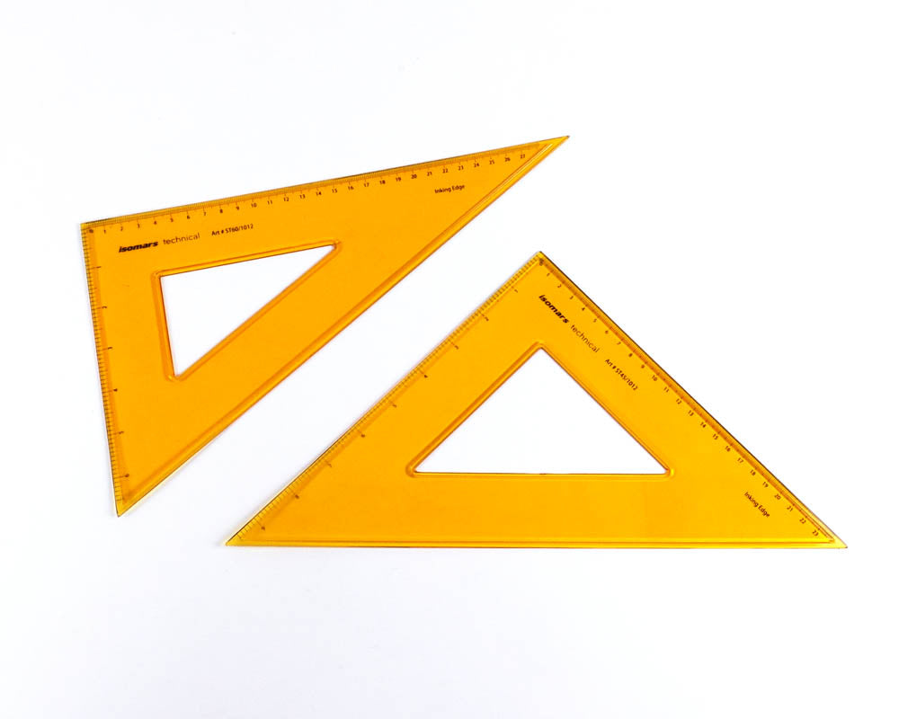 Set Squares - set of 2