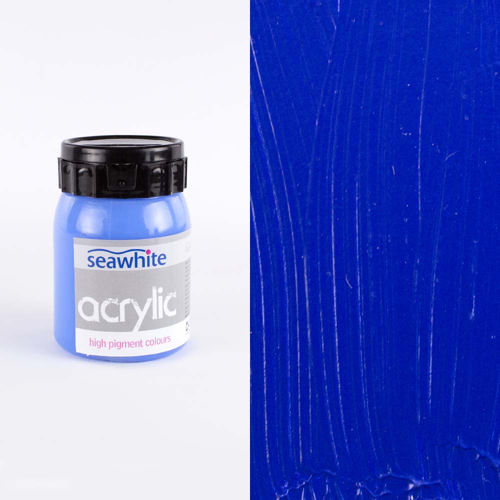 Seawhite Acrylic Colour, 500mL bottle