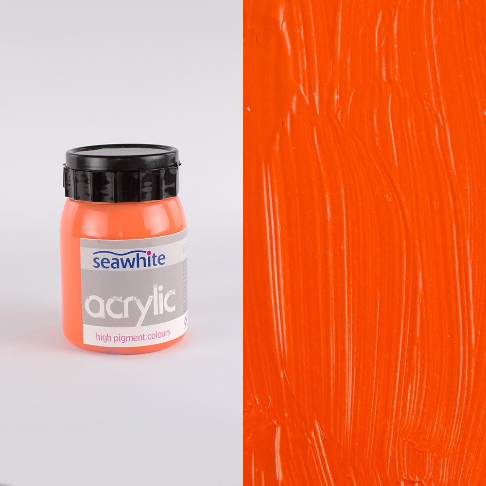 Seawhite Acrylic Colour, 500mL bottle