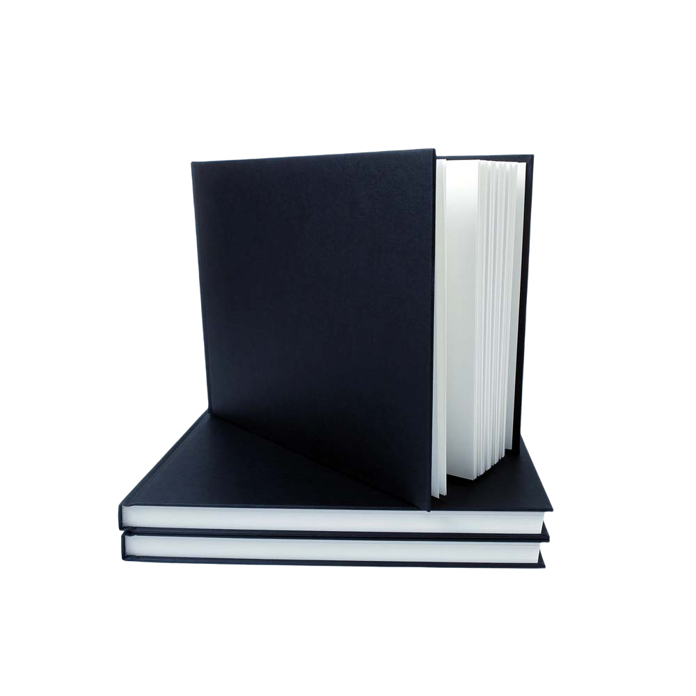 Popular Size Black Cloth Hardback Sketchbook
