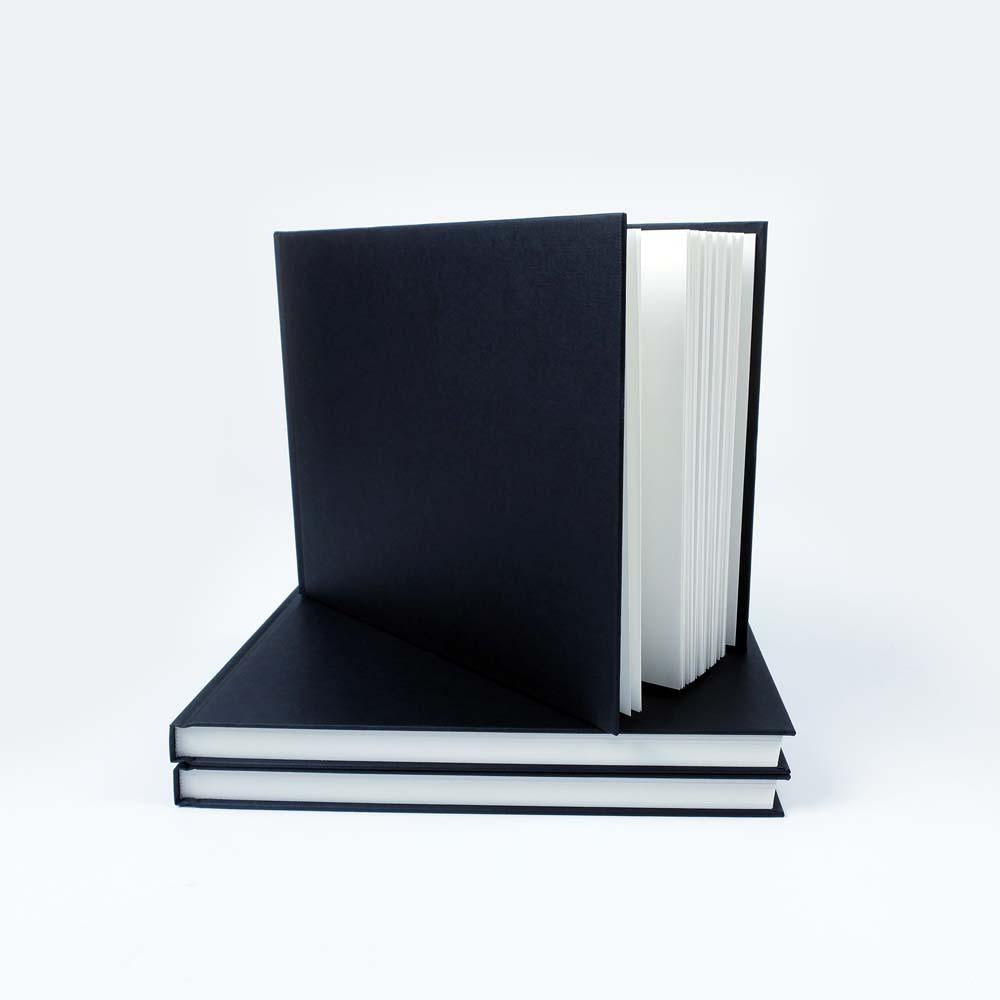 "A"-Size Black Cloth Hardback Sketchbook