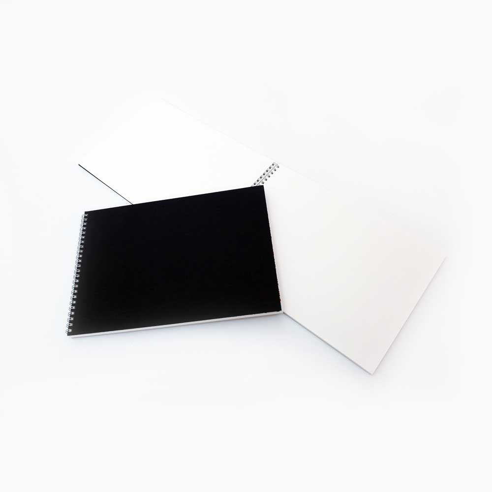 Classic Wire-O Sketchbook, Black Cover